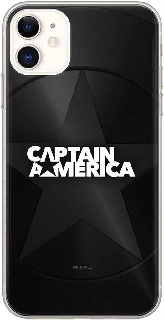 Samsung Galaxy A72 4G/A72 5G Captain America 024 hátlap tok, (Fekete)