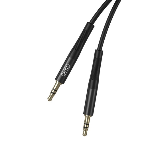 XO NB-R175B 3.5 mm–3.5 mm audio kábel (Fekete) – 2 m