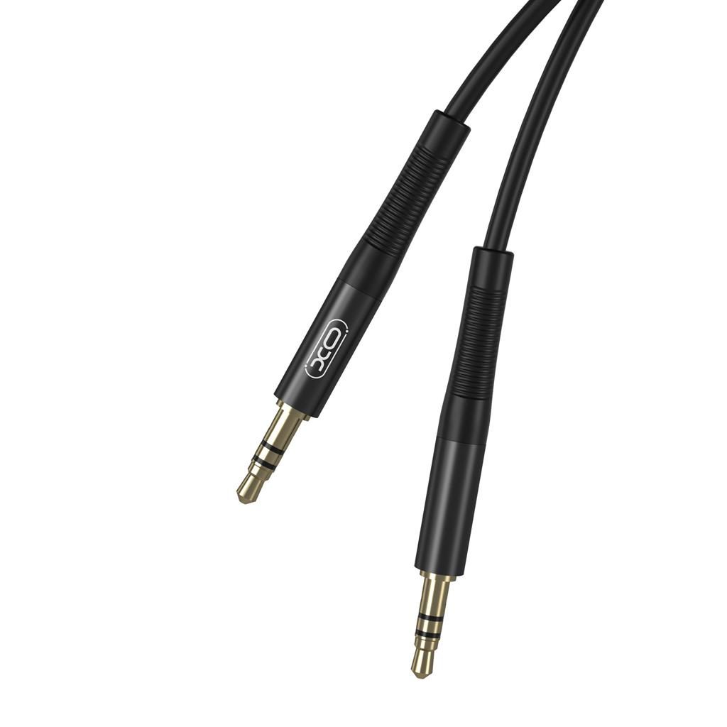 XO NB-R175A 3.5 mm–3.5 mm audio kábel (Fekete) – 1 m