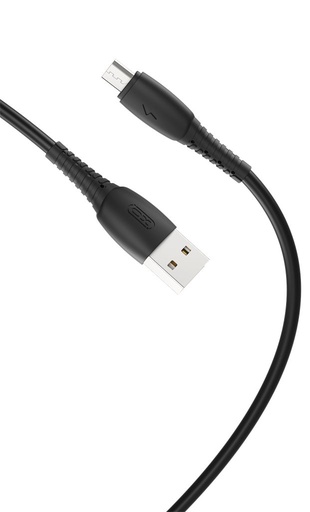 XO NB-P163 micro USB adatkábel (Fekete) – 1 m, 2.4A