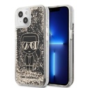 Apple iPhone 13 Karl Lagerfeld Liquid Glitter Gatsby tok (Fekete) – KLHCP13MLGGKBK
