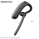 Borofone BC37 bluetooth headset, BT v5.0, 150 mAh akkumulátor 20 órányi hívás/zene és 200 óra készenléti idő, fekete