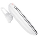 Borofone BC33 bluetooth headset, BT v5.0, 150 mAh akkumulátor 12 órányi hívás/zene és 200 óra készenléti idő, fehér