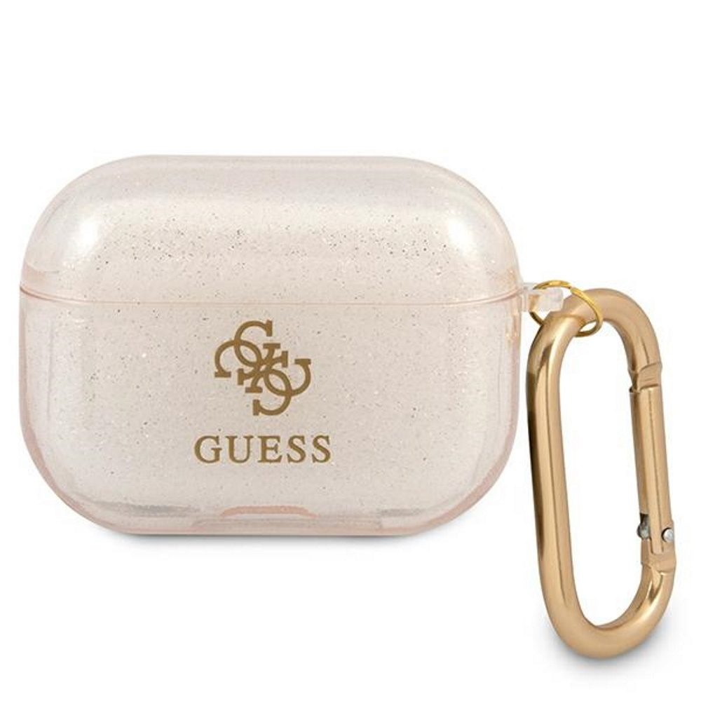 AirPods Pro Guess 4G TPU Glitter tok (Arany) - GUAPUCG4GD