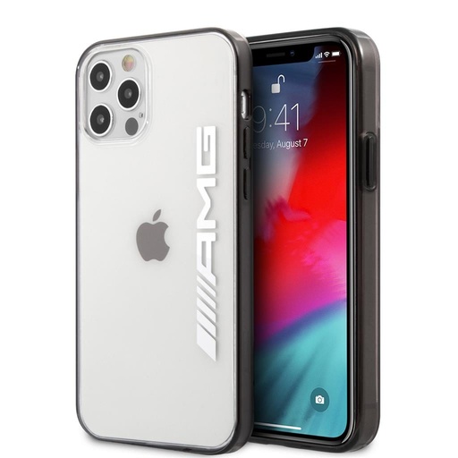 Apple iPhone 12/12 Pro AMG szilikon hátlap tok (Átlátszó) - AMHCP12MAESLBK