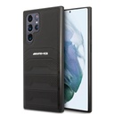 Samsung Galaxy S22 Ultra AMG bőr hátlap tok (Fekete) - AMHCS22LGSEBK