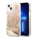 Apple iPhone 13 mini Guess Liquid Glitter Paisley tok (Arany) - GUHCP13SLFLSD
