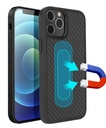 Apple iPhone 13 Pro aramid carbon magsafe ütésálló hátlap tok (Fekete)