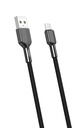 XO NB182 micro USB adatkábel (Fekete) – 2.4A