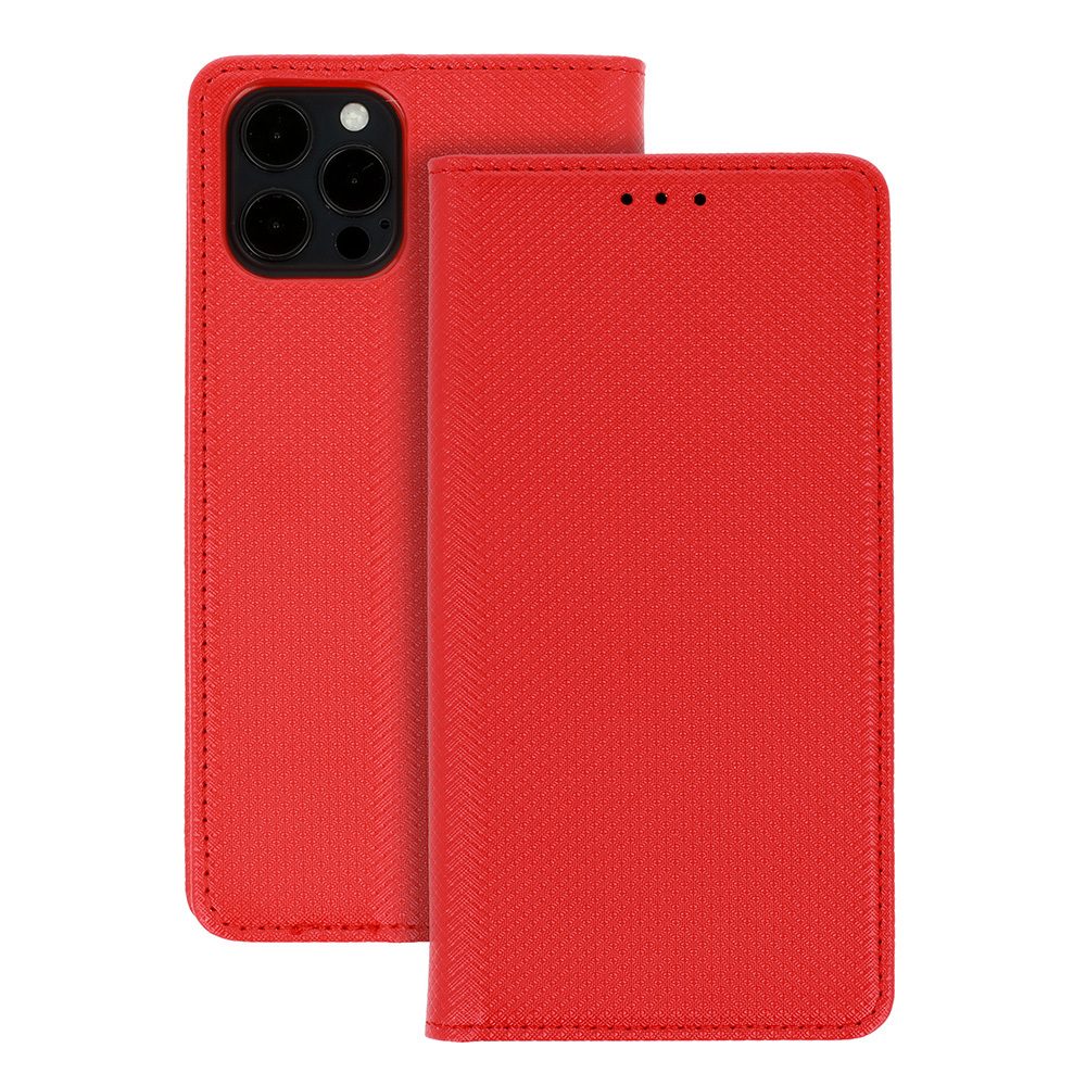 Xiaomi Redmi Note 12 Pro 4G / Redmi Note 11 Pro 4G / Redmi Note 11 Pro 5G smart magnet mágneses notesz tok (Piros)