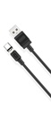 XO NB187 USB-C adatkábel (Fekete) – 1 m, 2.1A, PVC, mágneses csatlakozás