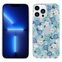 Apple iPhone 13 Pro Kingxbar brilliant Swarovski köves hátlap tok (Kék)