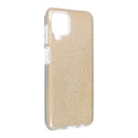 Samsung Galaxy A12 forcell shining hátlap tok, (Arany)