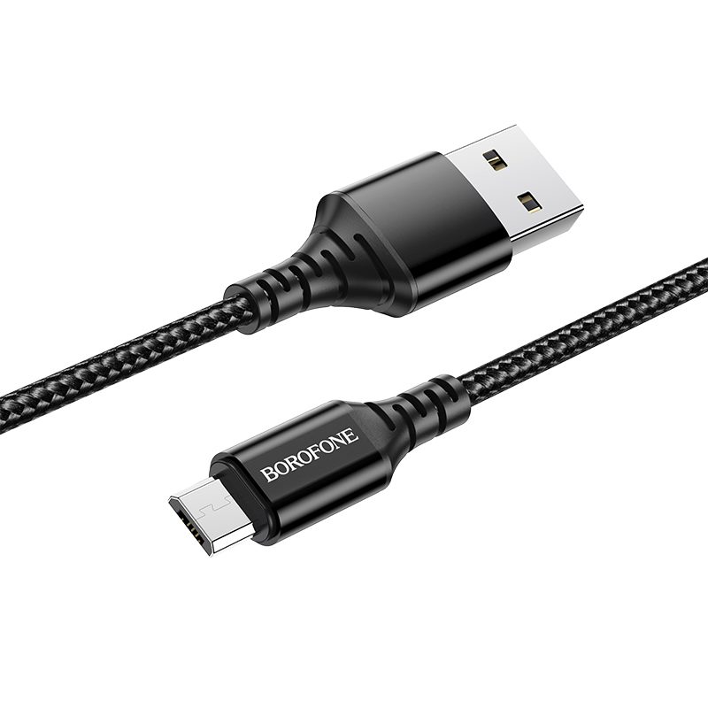 Hoco BX54 microUSB kábel, fekete