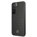 Samsung Galaxy S22 Mercedes steppelt bőr hátlap tok (Fekete) - MEHCS22SPSQBK