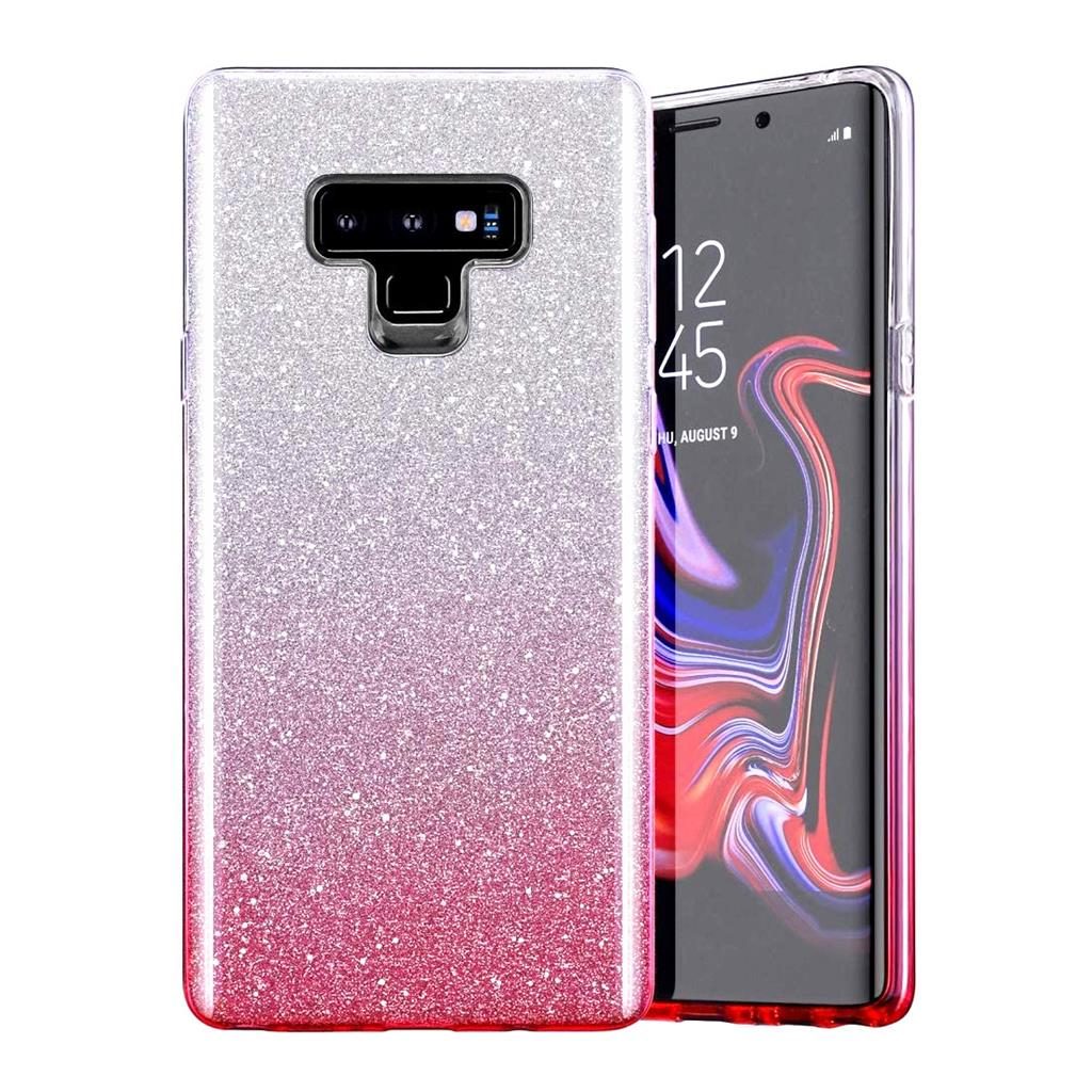 Samsung Galaxy A12 bling hátlap tok (Rózsaszín)