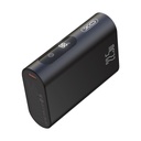 XO PR155 power bank 10000 mAh (Fekete) – fémházas, digitális kijelző, PD 20W + QC 22.5W, érintésérzékeny, mini kivitel