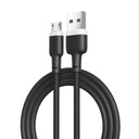 XO NB208 micro USB adatkábel (Fekete) – puha szilikon borítás