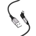 XO NB176 micro USB adatkábel (Fekete) – 1.2 m, 2.4A, 180°-ban elfordítható fej