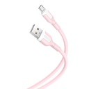 XO NB212 micro USB adatkábel (Rózsaszín) – 2.1A