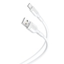 XO NB212 USB-C adatkábel (Fehér) – 2.1A