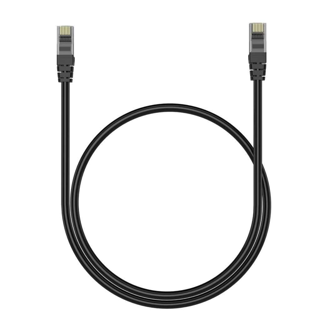 XO GB007 1m-es CAT6 hálózati kábel, fekete