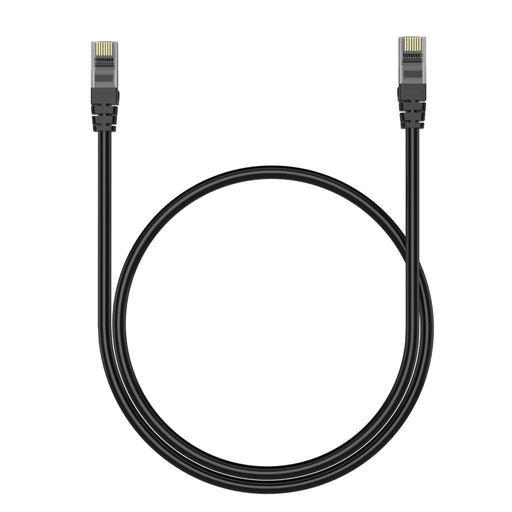 XO GB007 1m-es CAT6 hálózati kábel, fekete