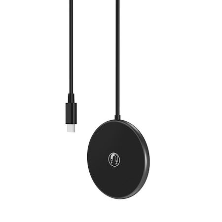 XO CX008 Magsafe kompatibilis vezeték nélküli töltő (max 15W), fekete
