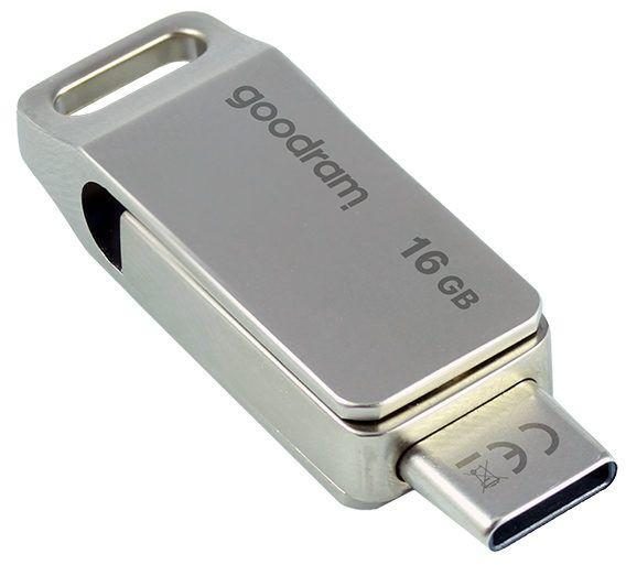ODA3 0160S0R11 16GB USB 3.2 USB-C pendrive, szürke