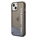 Apple iPhone 14 Plus Karl Lagerfeld Liquid Glitter tok (Fekete) – KLHCP14MLCKVK