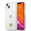Apple iPhone 13 Ferrari 3D stripes prémium hátlap tok (Átlátszó) - FES3SHCP13MTR