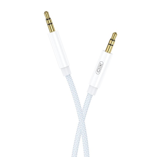 XO NB-R211C 3.5 mm–3.5 mm audio kábel (Fehér–Kék)