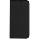 Apple iPhone 13 DUX DUCIS skin bőr notesz tok (Fekete)