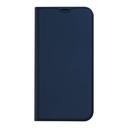 Apple iPhone 13 Pro DUX DUCIS skin bőr notesz tok (sötétkék)