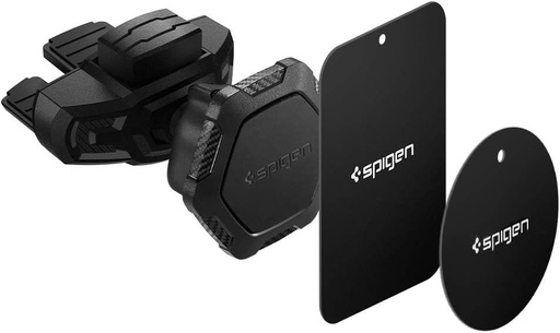 Spigen QS24 mágneses autós tartó (szellőzőre), fekete