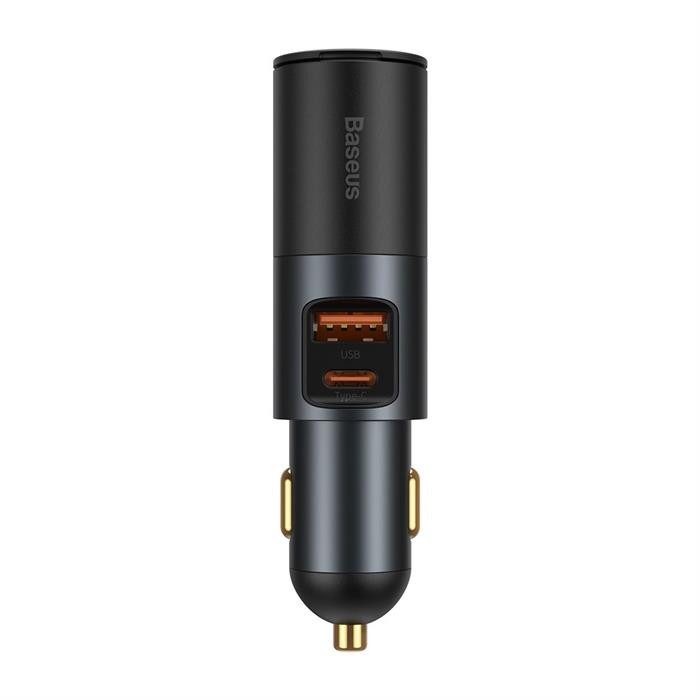 Baseus CCBT-C0G autós gyorstöltő (PD + QC töltés), szürke
