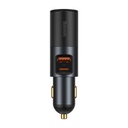 Baseus CCBT-C0G autós gyorstöltő (PD + QC töltés), szürke