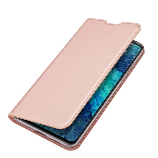 Apple iPhone 12/12 Pro DUX DUCIS skin bőr notesz tok (Rózsaszín)