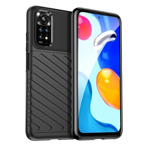 Xiaomi Redmi Note 11 4G/Redmi Note 11S 4G thunder hátlap tok, (Fekete)