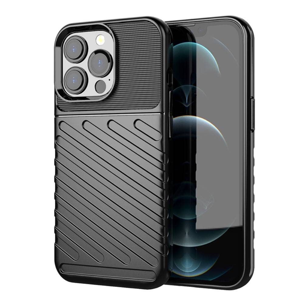 Apple iPhone 13 Pro thunder hátlap tok (Fekete)