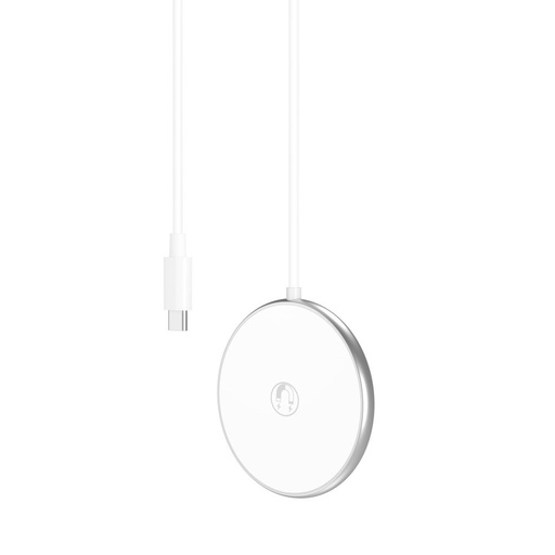 XO CX008 Magsafe kompatibilis vezeték nélküli töltő (max 15W), fehér