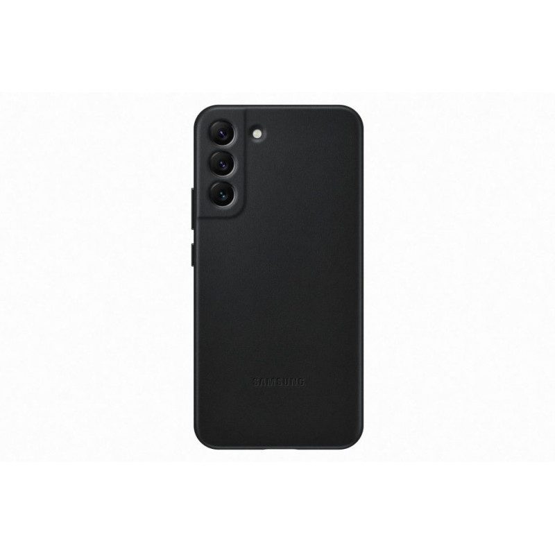 Samsung Galaxy S22 Leather tok (Fekete)
