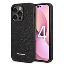 Apple iPhone 14 Pro Max Karl Lagerfeld Glitter Plague tok (Fekete) – KLHCP14XG2ELK
