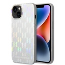 Apple iPhone 14 Plus Karl Lagerfeld Iridescent Monogram tok (Ezüst) – KLHCP14MLGMMSV3