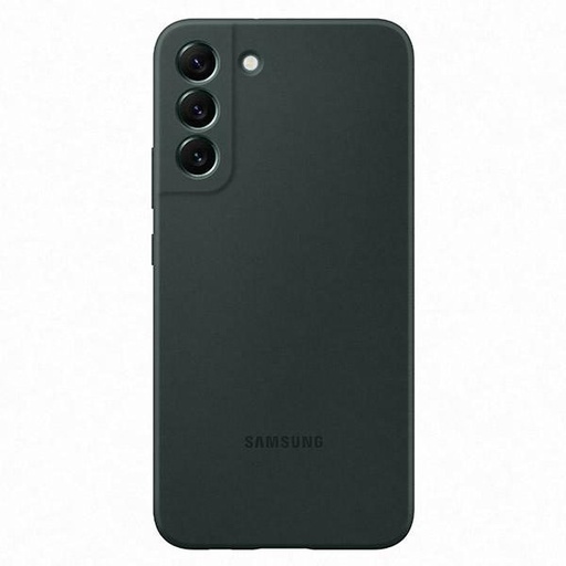 Samsung Galaxy S22 Plus Silicone Cover tok (Sötétzöld)