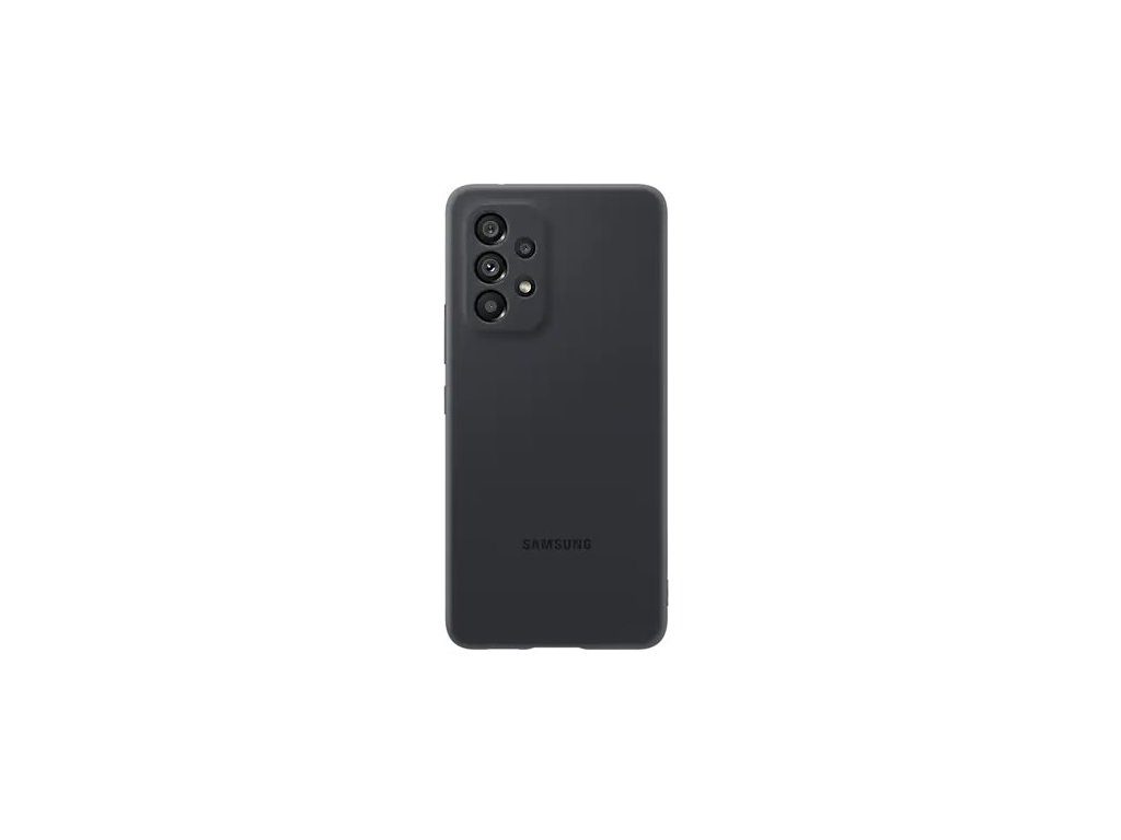 Samsung Galaxy A53 5G Silicone Cover tok (Fekete)
