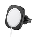 Spigen MAGFIT vezeték nélküli autós magsafe töltő (szellőzőre), fekete