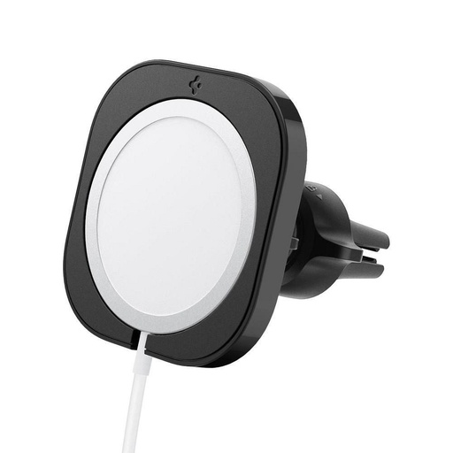 Spigen MAGFIT vezeték nélküli autós magsafe töltő (szellőzőre), fekete