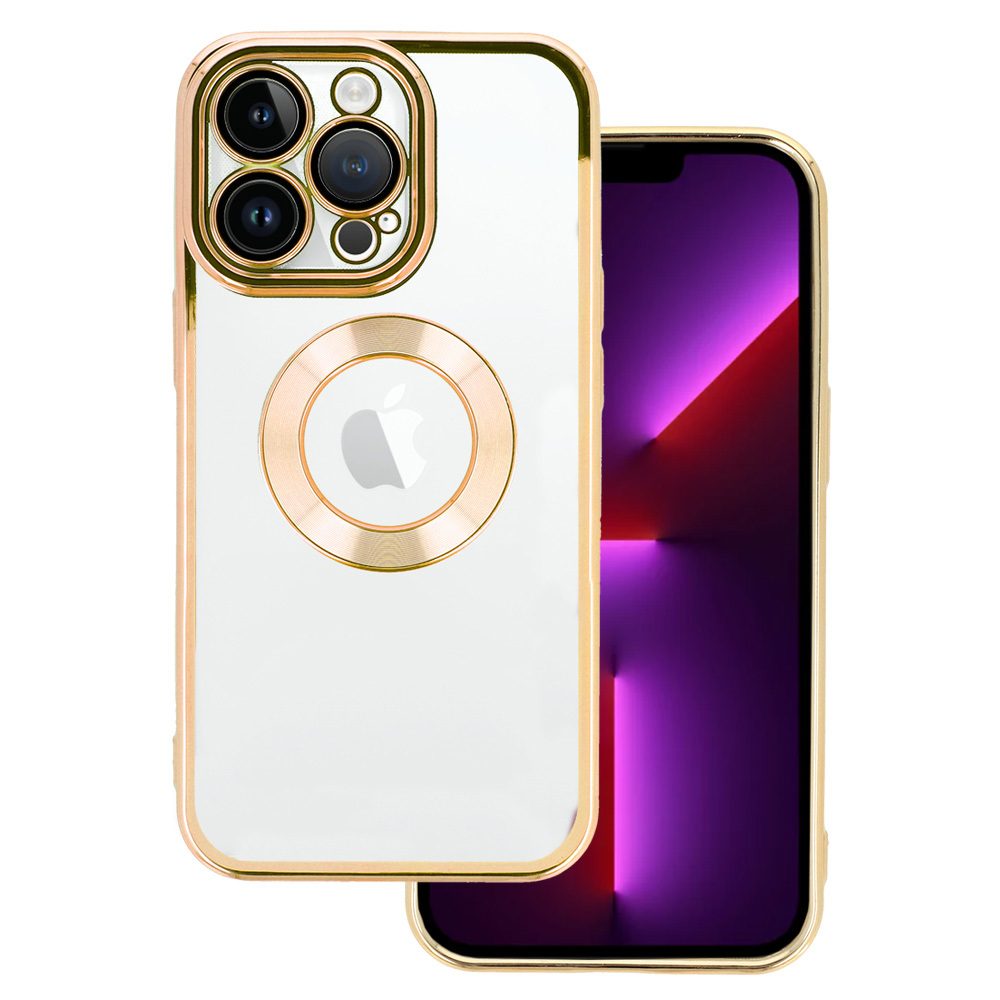 Apple iPhone 13 Pro Beauty átlátszó hátlap tok (Arany)