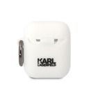 AirPods 1/2 Karl Lagerfeld & Choupette tok (Fehér) – KLACA2SILKCW